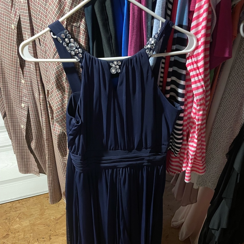 Navy blue dress